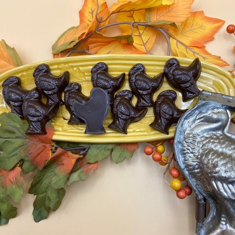 Solid Chocolate Turkey Miniatures