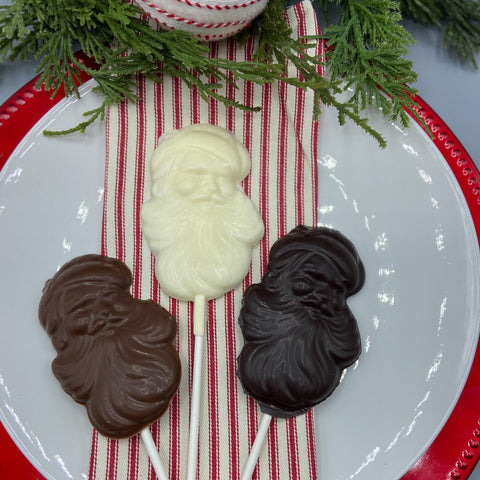 Santa Face Pops