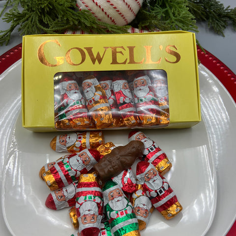 Solid Chocolate Foil Santas