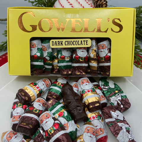 Solid Chocolate Foil Santas