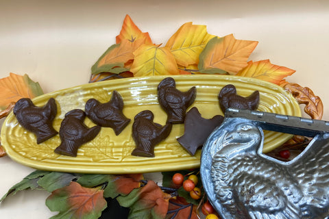 Solid Chocolate Turkey Miniatures