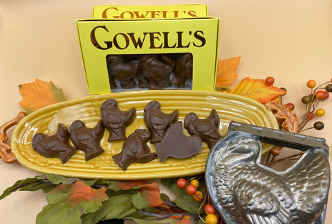 Solid Chocolate Turkey Miniatures